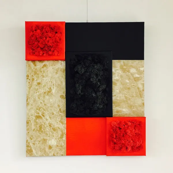 온향 천연이끼 액자 10호 모스테라피(열정과 결단력이 필요한 순간) 46X53 공기정화식물 실내인테리어 특별한선물 스칸디아모스