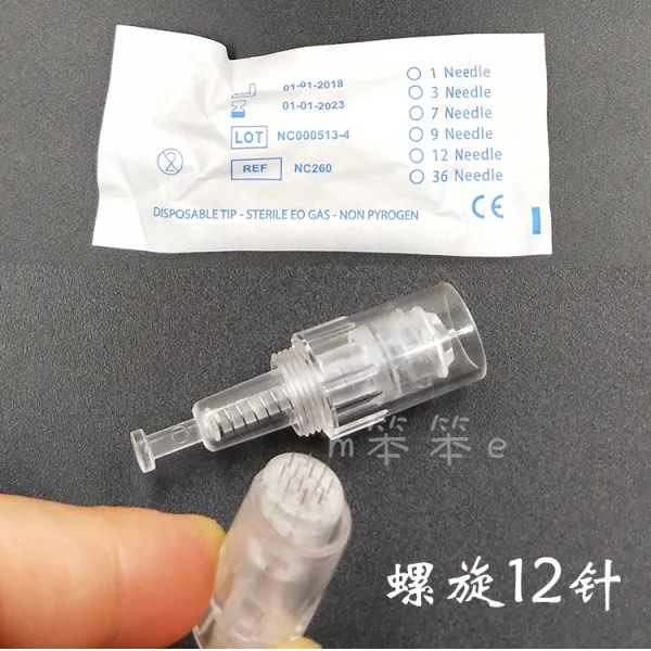 꼬임 나노 3D 미정 원형 페이스 미드 배 MTS 마이크로 바느질용옷핀 물빛 가져오다 스며들게 하다, 꼬임 12 바늘