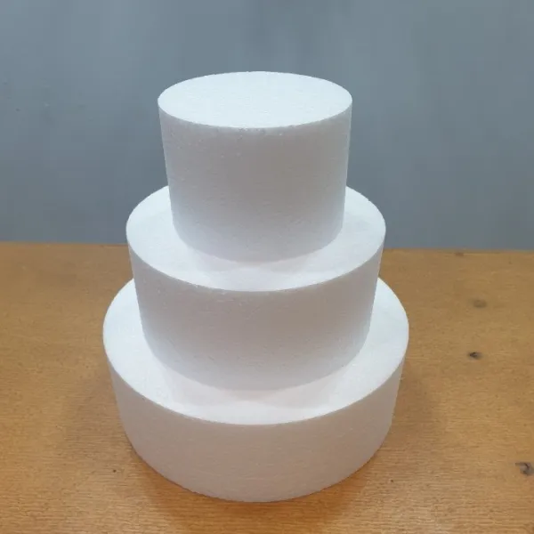 나우라이언 원형스티로폼 모조케이크용 공예용 200x70mm, 1개, 지름200x높이70