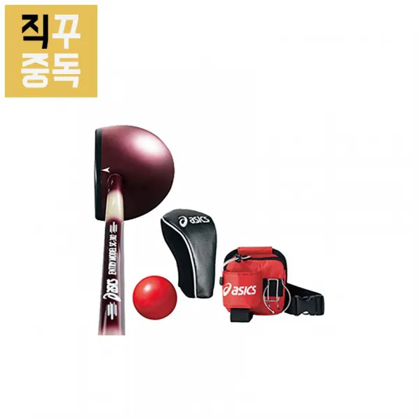 아식스 파크 골프체 볼 파우치 5종 세트 GGP207 레드, 단품