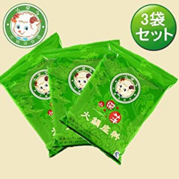 小肥羊清湯火鍋底料 3袋セット 鍋の素 清湯 130g(4~6人分) 작은 거름 羊清 유희 과저 요금 3 자루 세트 냄비 소 清湯 130g (4 ~ 6 인분), 1