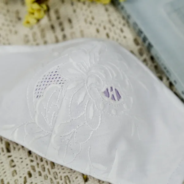 자수원단 : 내부가 좀있어 .오리지널 마스크 비물질물화유산 수공 자수 교환가능 워시 수놓는 예술적 방진 T10 타입 10