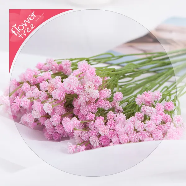 감성인테리어 예쁜 조화 모음 180종 / 플트 조화꽃 B B53.파스텔안개가지 40cm 핑크