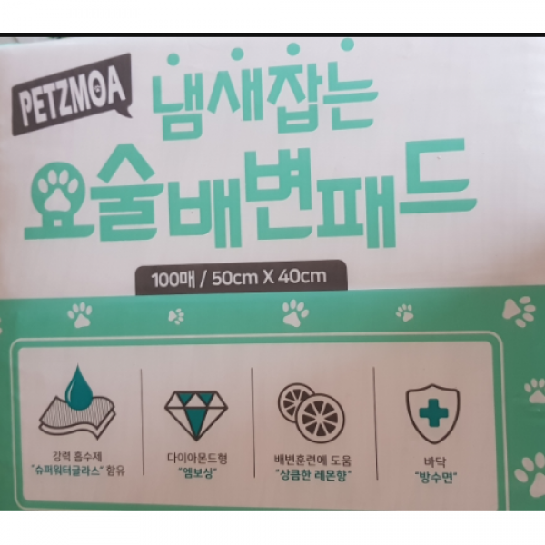 페츠모아 냄새잡는 요술 배변패드 100매, 3팩