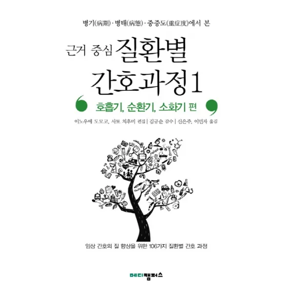 병기 병태 중증도에서 본 근거 중심 질환별 간호과정. 1: 호흡기 순환기 소화기 편:임상 간호의 질 향상을 위한 106가지 질환별 간호 과정, 메디캠퍼스