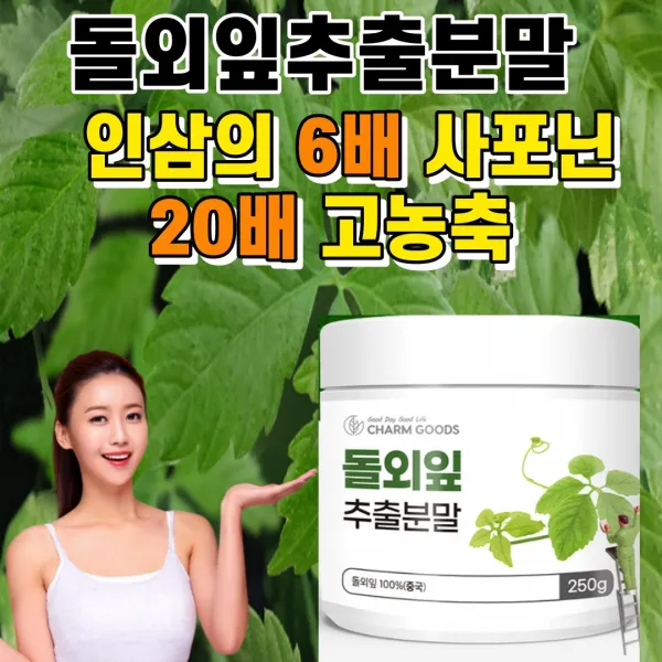 식약처 인증 돌외잎주정추출분말 건강 보충제 100% 순수 고농축 그린 돌외잎 추출 추출물 ampk 활성화 식품 고함량 사포닌 옥타코사놀 타먹는 돌외잎차 돌외입 가루 영양손실 최소화, 1000g