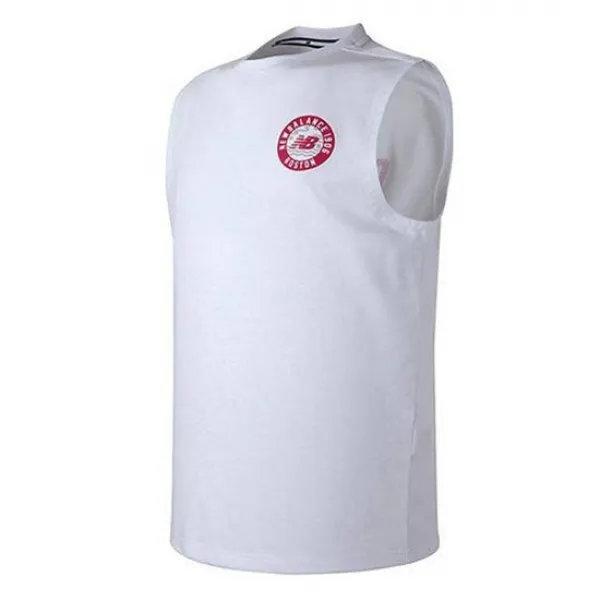 뉴발란스 Uni 남여공용 스몰로고 나시티 Loose Fit Nbng82e023 10 화이트