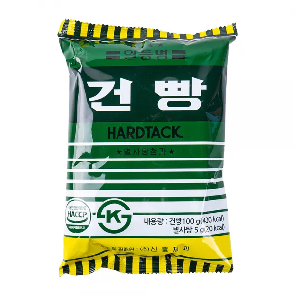 일등병건빵 100g X 20 군대과자 신흥 별사탕 건빵 옛날과자 간식, 단일상품