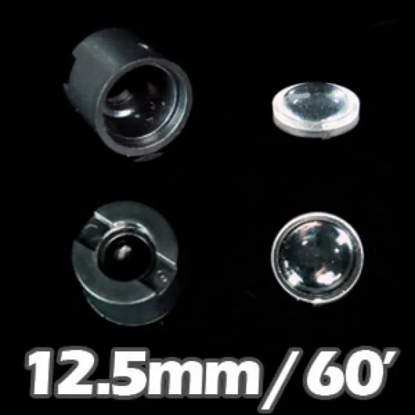 파워LED 12.5mm 60 M형 렌즈 화장등 교차점멸모듈 LED미등 계기판등 번호판등 뱃지등 싸이키모듈, 본상품선택