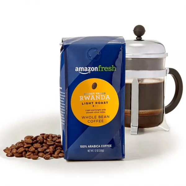 AmazonFresh 직거래 르완다 원두 커피 라이트 로스트 12oz, 선택, 상세설명참조