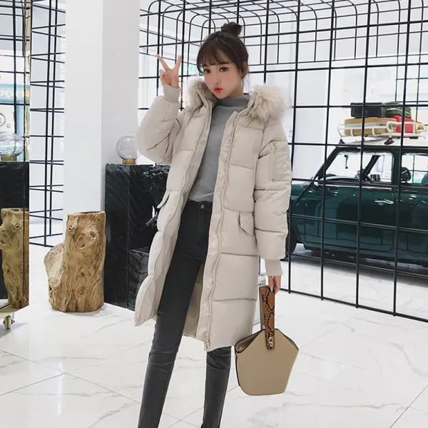 여성 겨울야상 후드 퍼 루즈 롱패딩 02 Zzq02 579825804807_cjvi