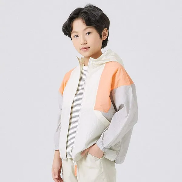 오후 절개배색 바람막이 OHJA22302