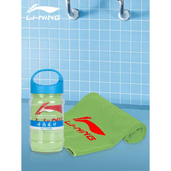 헬스장수건 리닝 운동 차갑다 흡수 남자 냉감 속건 여성 휴대 농구공 수영 러닝 땀수건을 닦다 279747160, 그린 (업그레이드 주입 )