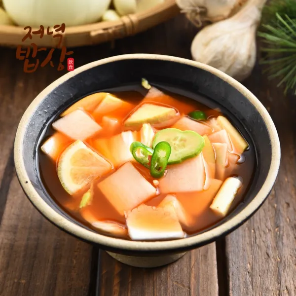 저녁밥상 김치주문 맛있는 배추 무 오이 김치 파 갓 열무 섞박지 모음 09_나박물김치_3kg