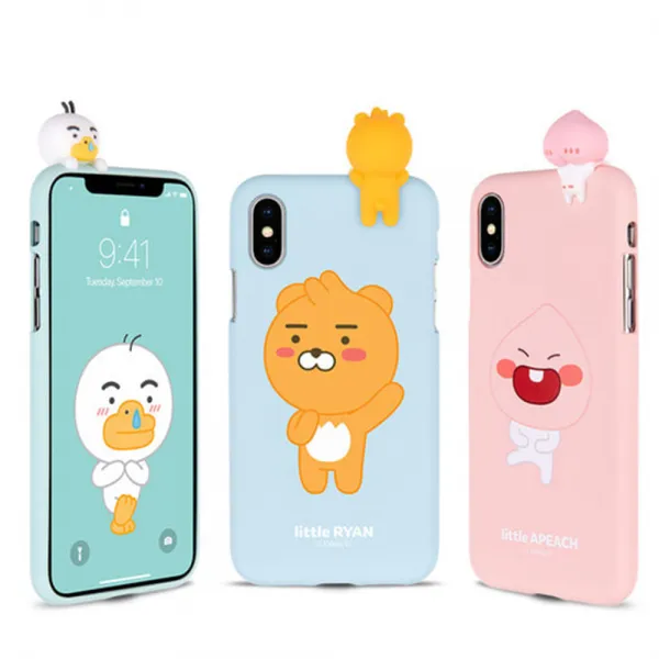 쇼핑정거장 카카오 리틀 프렌즈 아트 젤리 케이스 갤럭시 노트10 노트9 노트8 아이폰11 프로 맥스 플러스 핸드폰