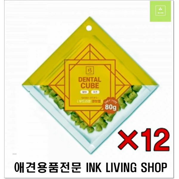 허약몸뼈 댕댕이 황태큐브 개껌 강아지껌간식 반려용품 덴탈양치껌 덴탈츄, 1개