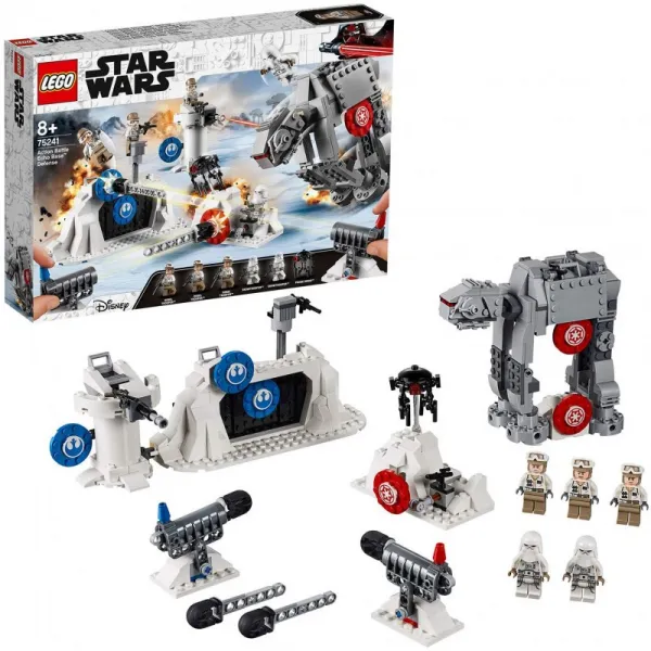 레고 (LEGO) 스타 워즈 액션 배틀 에코 기지 (TM)의 방어전 75241 블록 장난감 소년