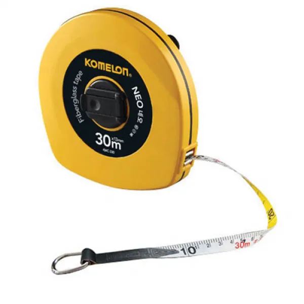 Komelon 코메론 네오줄자 30*13mm Kmc 330 블레이드 Pvc2중코팅 줄자 화이바줄자 30m 50m 크랭크핸들자 마끼자 거리측정기착 Kmc 330 30*13mm 
