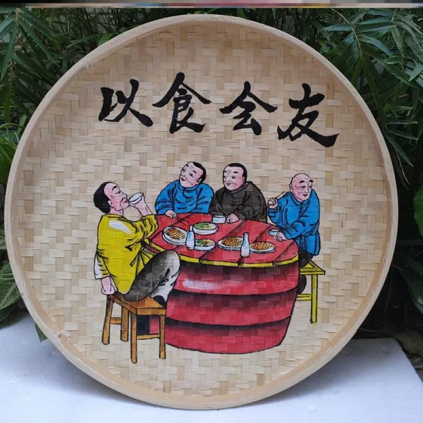 차코마켓 완제품 문화 소쿠리 벽장식장식품 부처님 생선을 굽다 식당 그리다 가악 그림을 걸다 음식점 요리당 페인팅, 음식으로 벗을 사귀다. -A8 2 독립