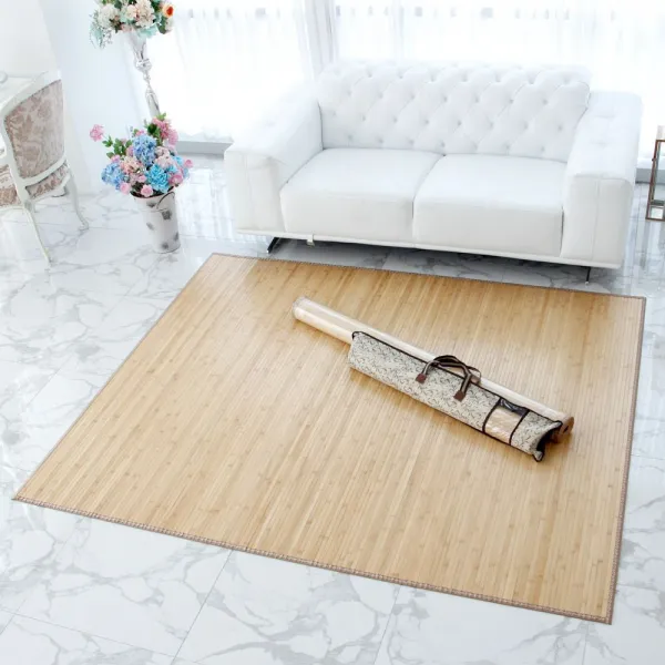 W66F79DT 200x260cm 작은 돗자리 침 왕골자리 시원한자리 편백자리 오크자리 나무자리 17mm오크형 대나무 여름러그 대자리 jd-01940 대자리