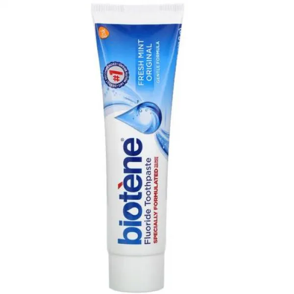 Biotene Dental Products Fluoride 치약 Fresh Mint 오리지널 4.3 oz (121.9 g)