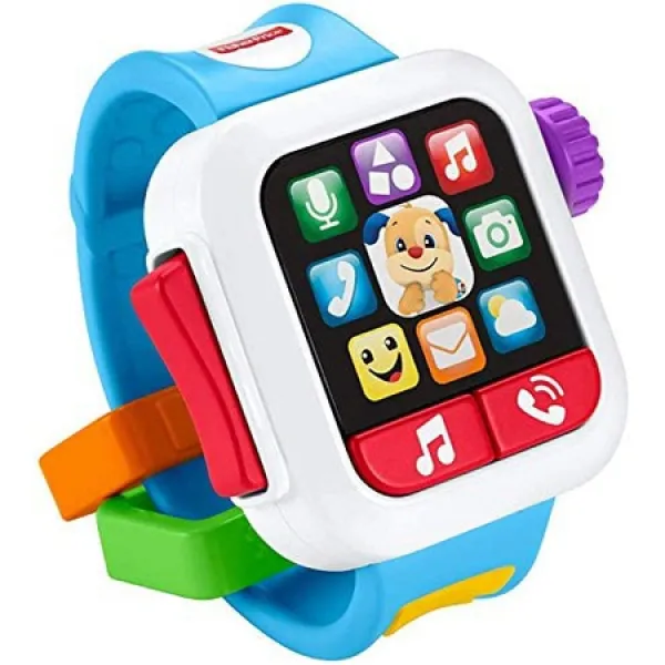 Fisher Price 낚시꾼 가격 웃음 스마트워치 뮤지컬 아기 장난감 블루를 배우기 위한 시간 학습 Prod8 One Color