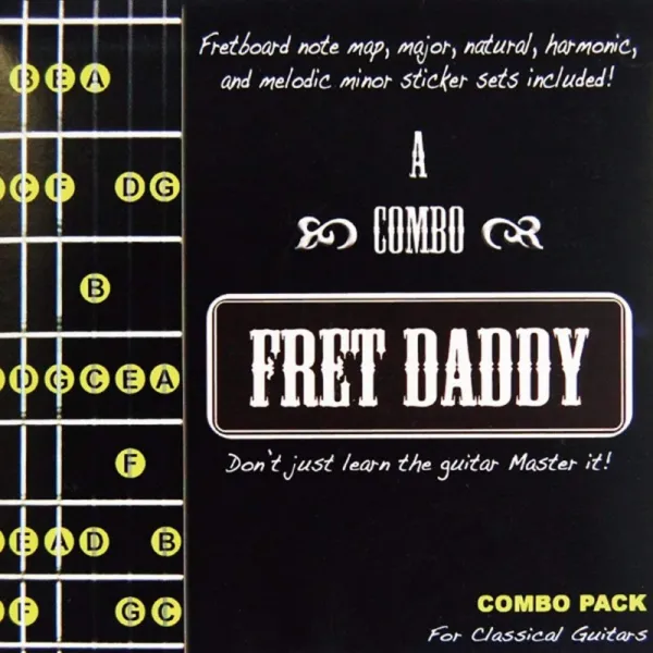 Fret Daddy 스케일 교칙 씰 클래식 기타 용 콤보 팩, 단일상품
