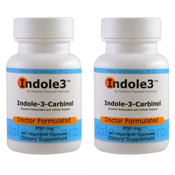 Advance Physician Indole 3 Carbinol 인돌 카르비놀 200mg Indole-3-Carbinol 200 mg, 60캡, 2개
