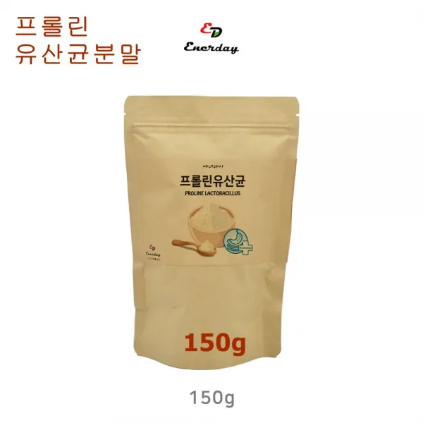에너데이 프롤린 유산균 Lgg유산균 모유유산균 락토바실러스람노서스gg 프로 프리 포스트 바이오틱스 락토바실러스가세리 루테리 카제이 비피더스 19종 장에좋은 Fos 뚱보균 비만세균 쾌변 1봉 150g