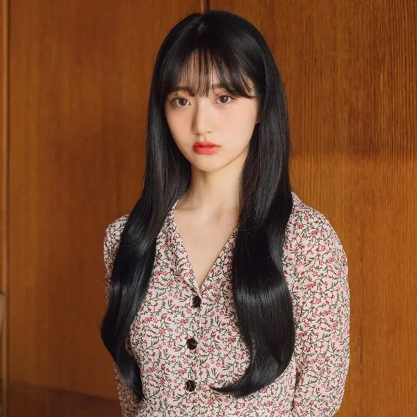 가발매니아 뷰러펌 제디원사) 65cm납짝한 뒤통수도 ok 리얼라인피스 오픈반가발, 1개, 내츄럴브라운+부분2피스