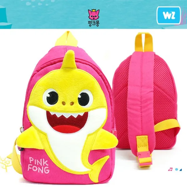 핑크퐁 아기상어 여아 키즈 슬링백 가방 크로스백