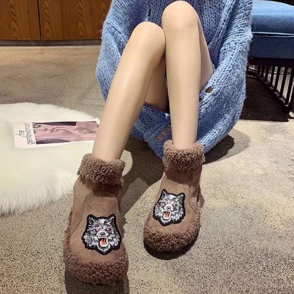 칠나무 여성 겨울 스노우 어그 부츠 털부츠 방한화 32