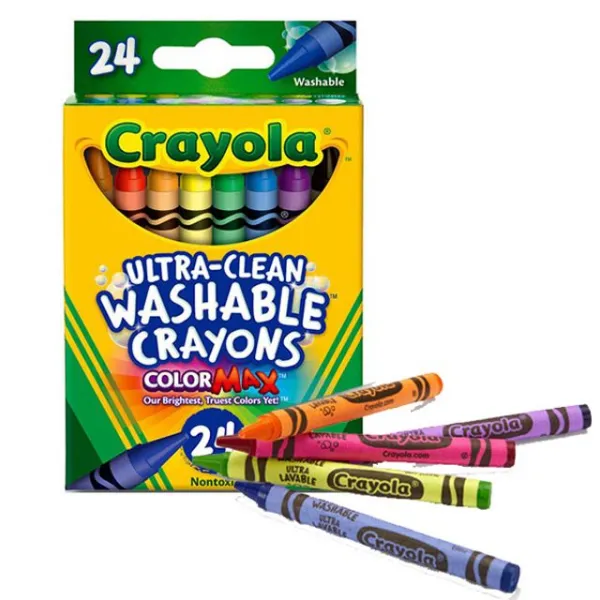 크레욜라 수성크레용 24색 크레용/크래용/파스넷/색연필/크레파스/미술/미술놀이/매트/완구/육아/출산 