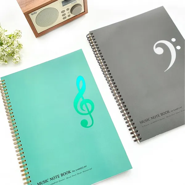 A4 음악노트 SET (높은음자리표&낮은음자리표), 1개