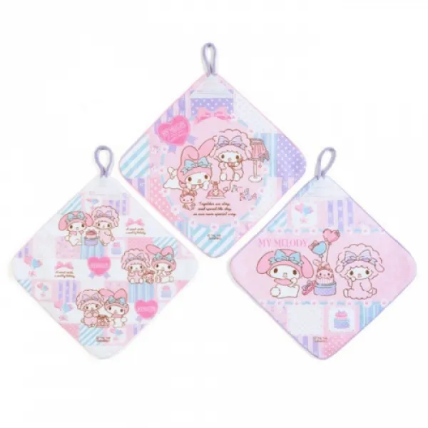  바보사랑 마이멜로디 3p 고리타올 세트 패치워크 1개