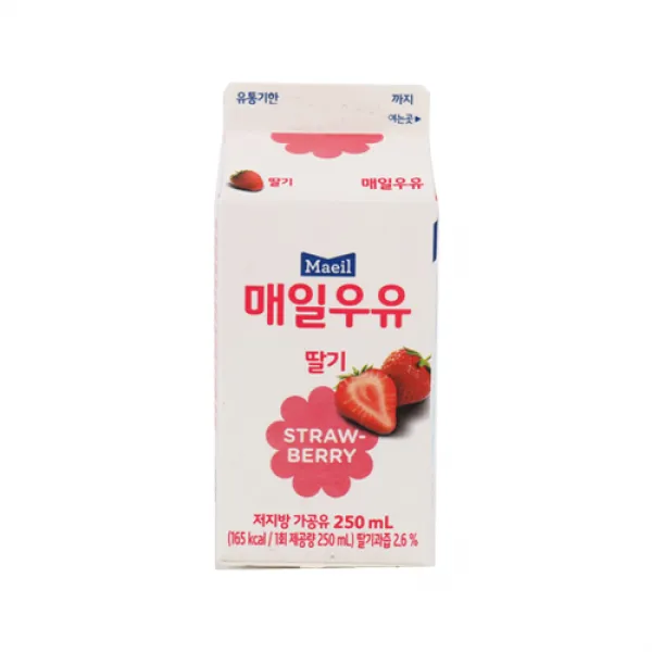 [메가마트] 매일 딸기우유 200ml, 1개