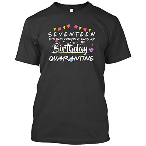 2003으로 그것이 연장자를 멀리하면서 사회적 나의 생일 격리 생일 2020명의 선물 셔츠 tshirt 사람 여성이었던 하나가 격리했던 나의 제 17 생일 17 t 낳는다-셔츠