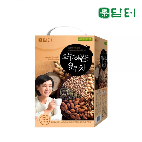 담터 호두아몬드율무차 130T (13g x130), 13g, 130개