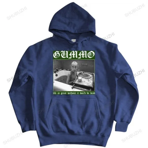 라이프자켓 새로운 가을 재킷 남자 풀오버 HIRT GUMMO 생활은 그것없이 중대하다 당신은 죽을거야 남성 고품질, NAVY, XXL