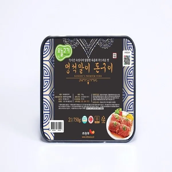 [오늘고기] [경기도주식회사][농부] 멍석말이돈구이 750g (1팩+1팩), 상세 설명 참조, 상세 설명 참조