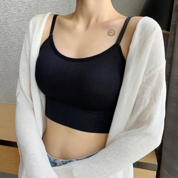 먼데이홀릭 여성용 캡내장 이너탑 레이어드 끈 나시티셔츠