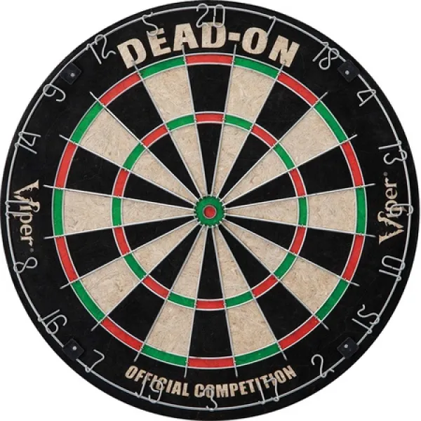 Viper by GLD Products Viper Dead On SisalBristle 스틸 팁 다트보드 스테이플프리 불시아이, One Color