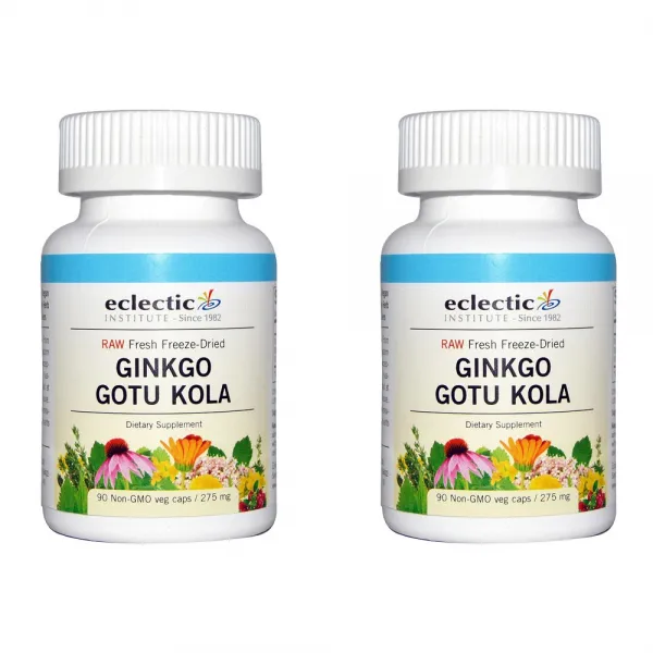 Eclectic Institute 징코 고투 콜라 콤비네이션 275mg 90정 2개, 상세설명참조