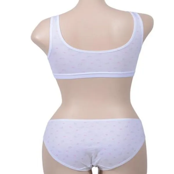 가슴멍울 쿠션안감 편안한 스포츠브라셋트 란제리 여아 여자중학생 청소년