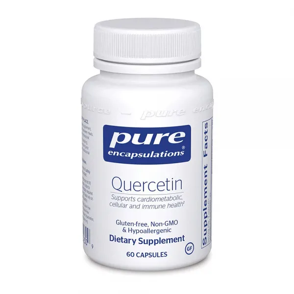 Pure Encapsulations 퓨어인캡슐레이션 퀘르세틴 60정 케세틴 글루텐프리, 60캡슐, 1개