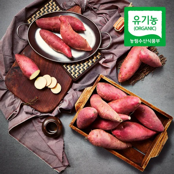 팜앤피아 유기농 꿀 고구마, 1box, 2kg