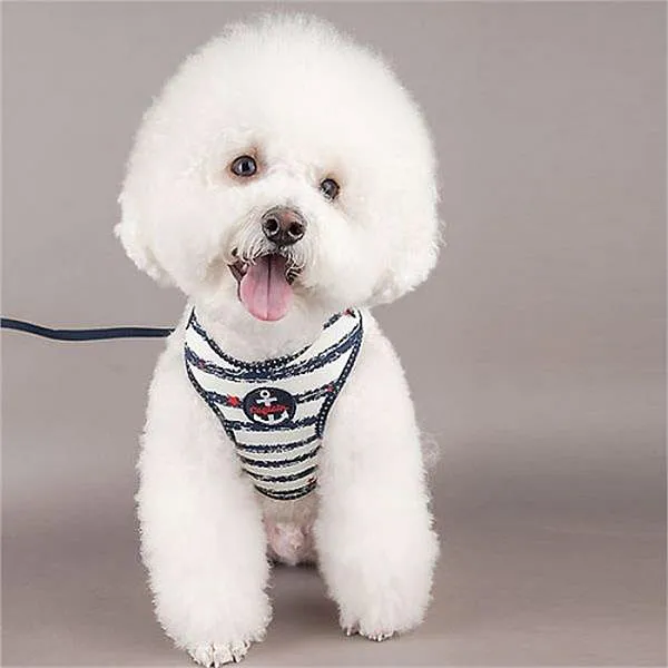 허브펫 강아지 가슴줄 하네스 캡틴마도로스 M 하네스세트 H형 5601001 