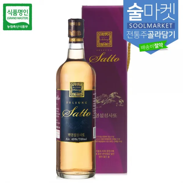 술마켓 200여종 유명 전통주 내맘대로 골라 담기 합배송 1병 병영양조장 병영설상사또 40도 700ml 식품명인