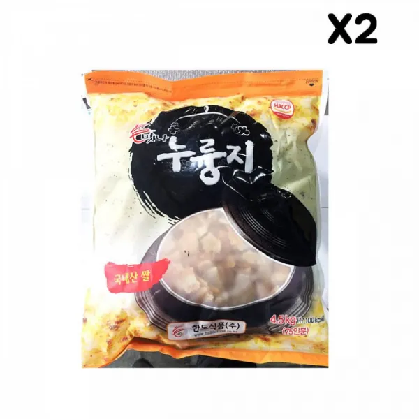 FK 누룽지(한도 4.5K)X2 끼니대용 눌은밥 즉석음식 아침간편식 간편아침 누룽지 간편음식