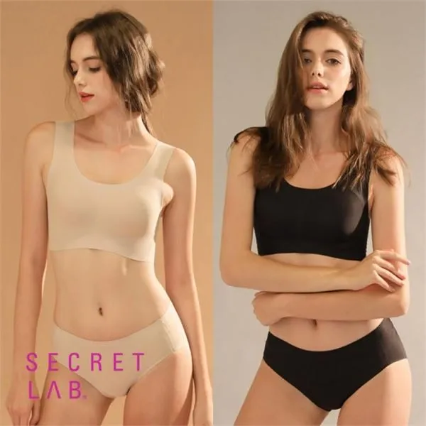 시크릿랩 감탄브라 심리스 프리커팅 브라팬티 4종세트 SBW9G0607 T